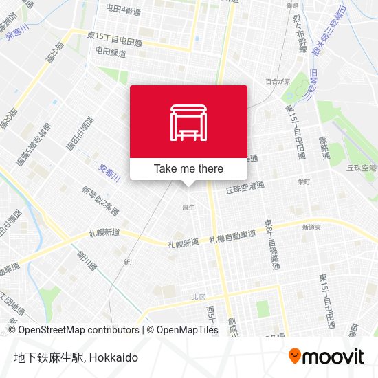 地下鉄麻生駅 map