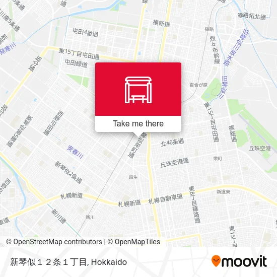 新琴似１２条１丁目 map