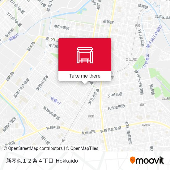 新琴似１２条４丁目 map