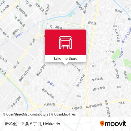 新琴似１２条８丁目 map