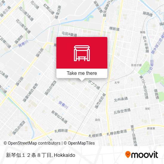 新琴似１２条８丁目 map