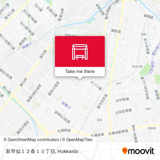新琴似１２条１０丁目 map