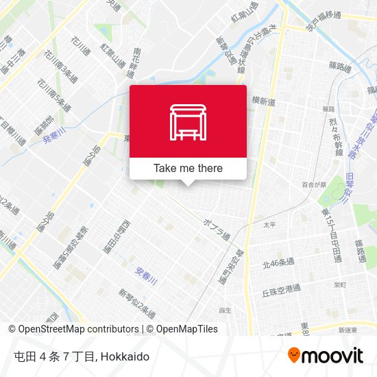 屯田４条７丁目 map