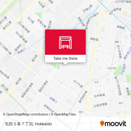 屯田５条７丁目 map