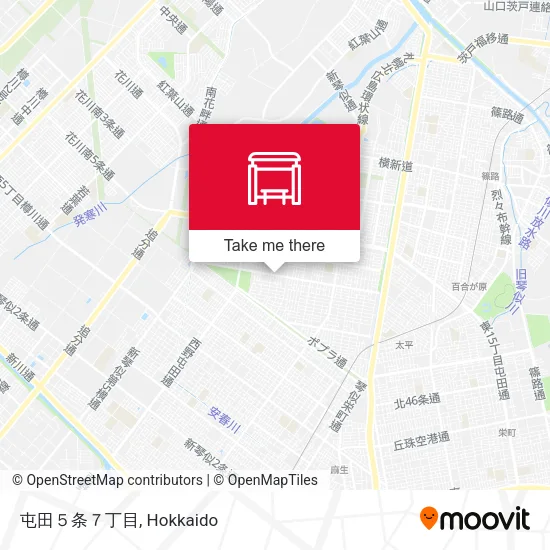 屯田５条７丁目 map