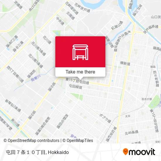 屯田７条１０丁目 map