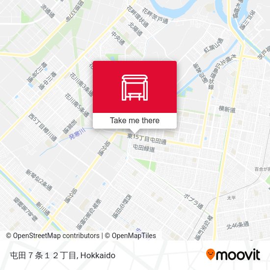 屯田７条１２丁目 map