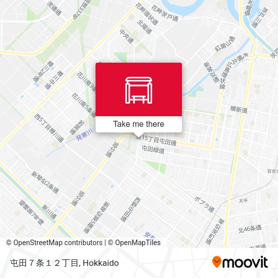 屯田７条１２丁目 map