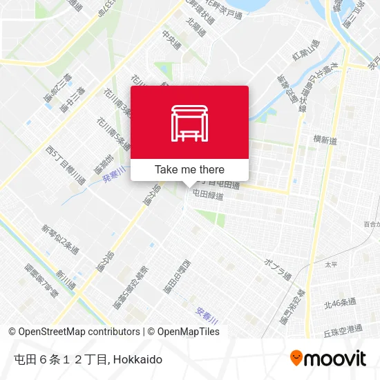 屯田６条１２丁目 map