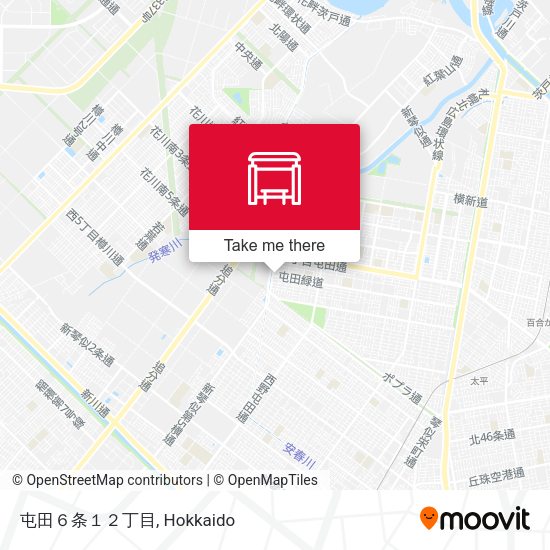 屯田６条１２丁目 map