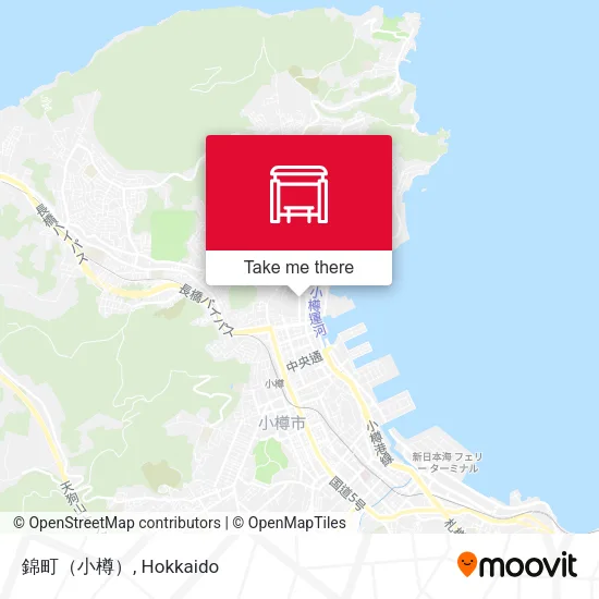 Nishikimachi (Otaru) map