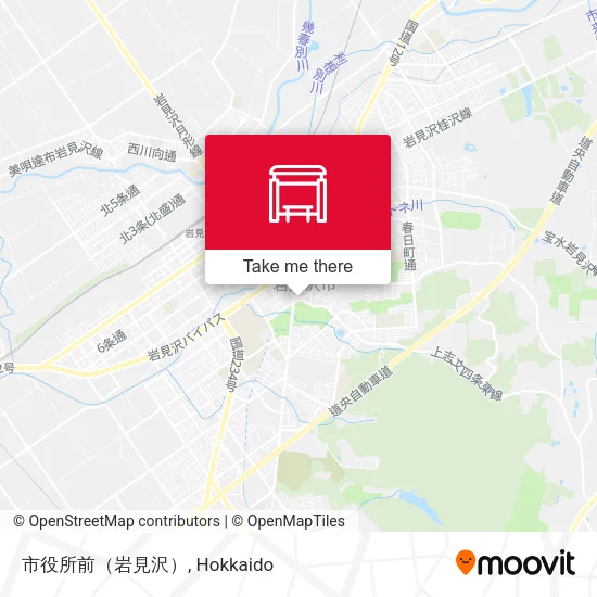 市役所前（岩見沢） map