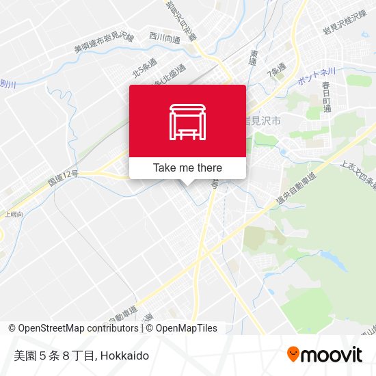 美園５条８丁目 map