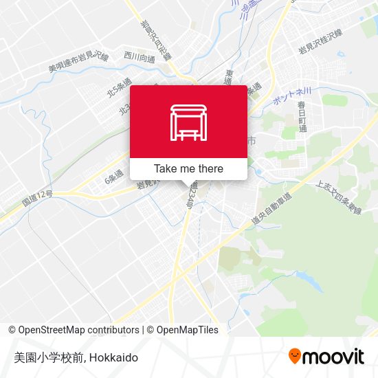 美園小学校前 map