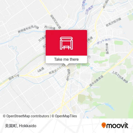 美園町 map