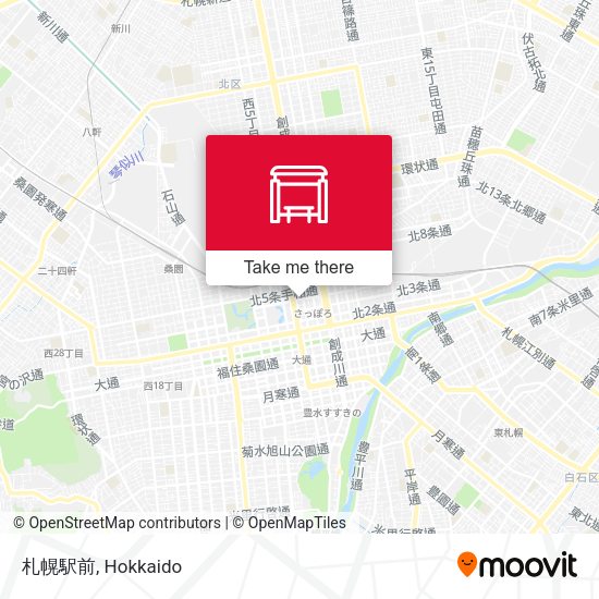 札幌駅前 map