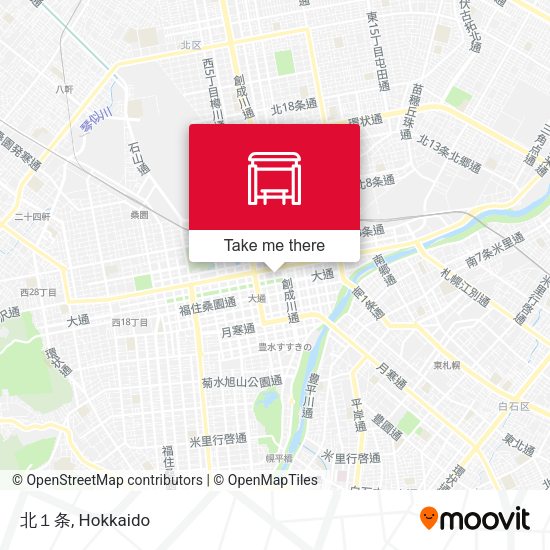 北１条 map