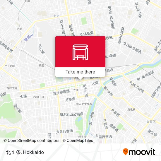 北１条 map