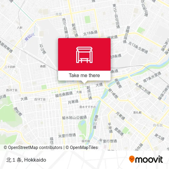 北１条 map
