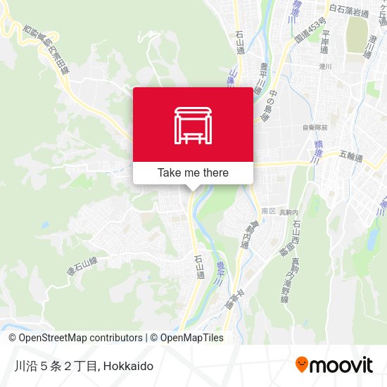 川沿５条２丁目 map