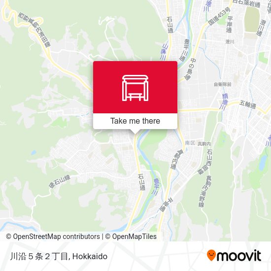 川沿５条２丁目 map