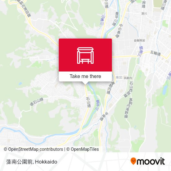 藻南公園前 map