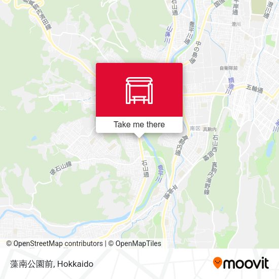 藻南公園前 map