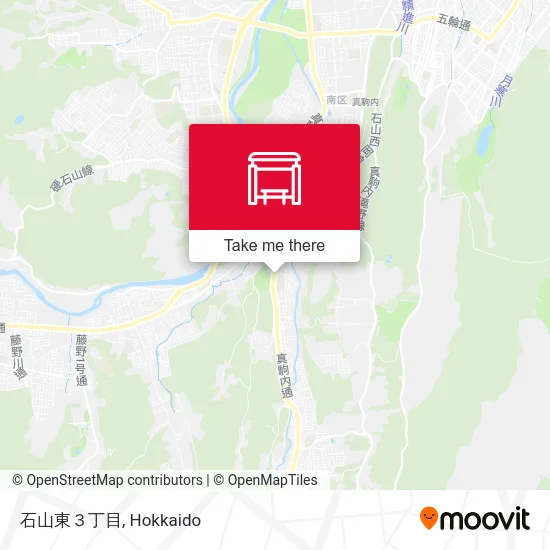 Ishiyama Higashi 3-chome map