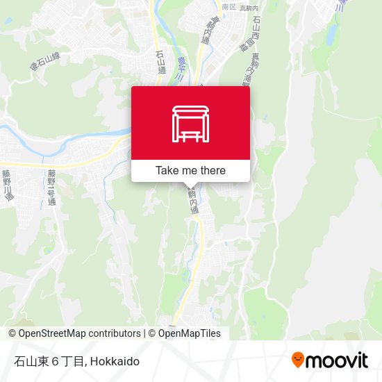石山東６丁目 map