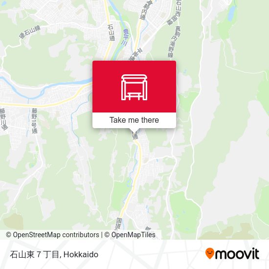 石山東７丁目 map