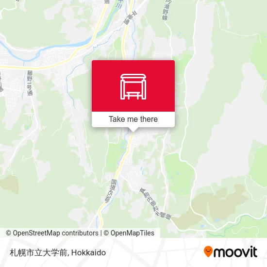 札幌市立大学前 map