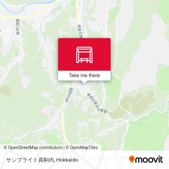 サンブライト真駒内 map