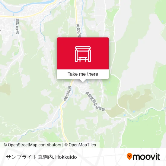 サンブライト真駒内 map