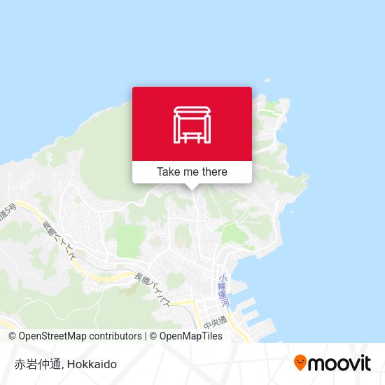 赤岩仲通 map