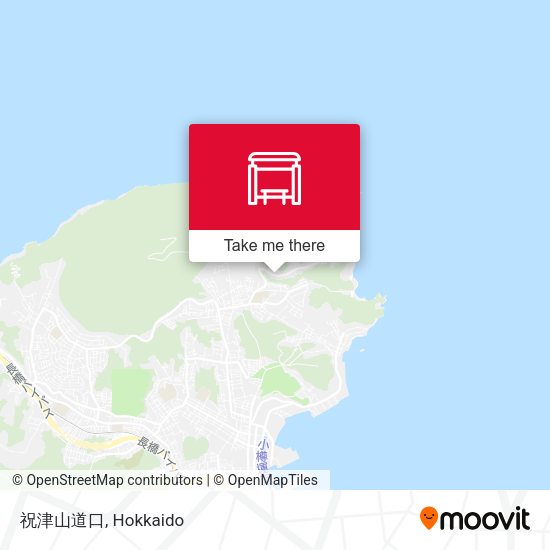 祝津山道口 map