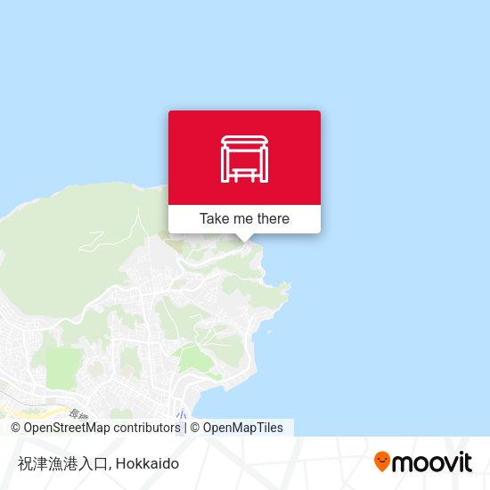 祝津漁港入口 map