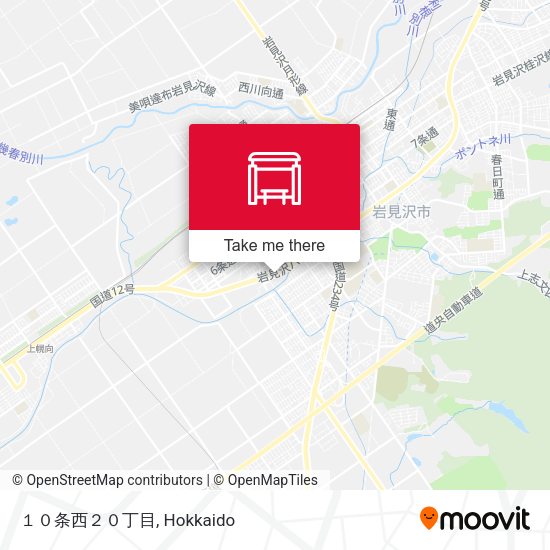 １０条西２０丁目 map