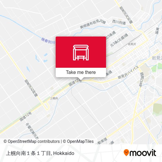 上幌向南１条１丁目 map