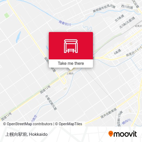 上幌向駅前 map