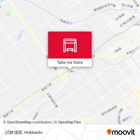 試験場前 map