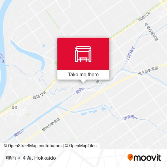 幌向南４条 map