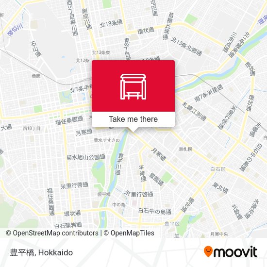 豊平橋 map