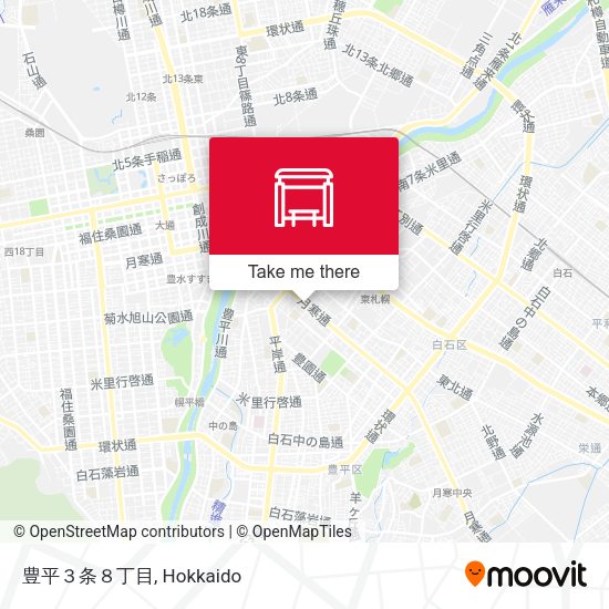 豊平３条８丁目 map