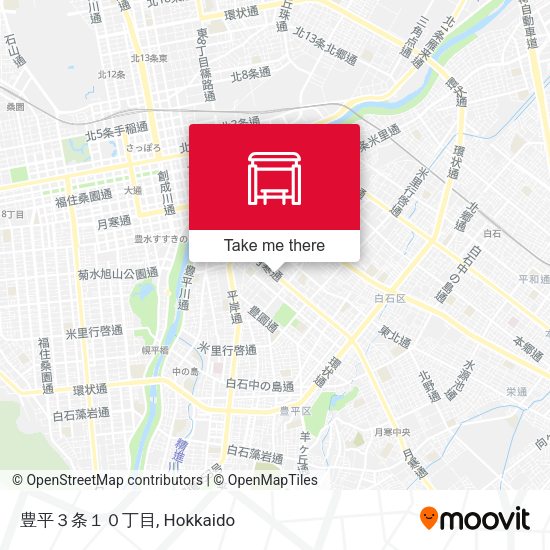 豊平３条１０丁目 map