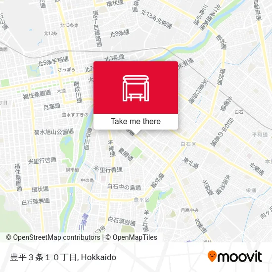 豊平３条１０丁目 map