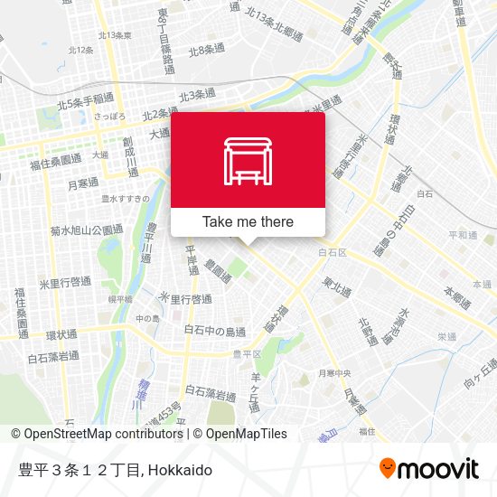 豊平３条１２丁目 map