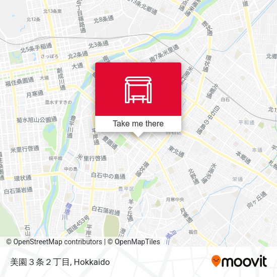 美園３条２丁目 map