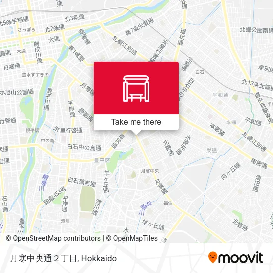 月寒中央通２丁目 map