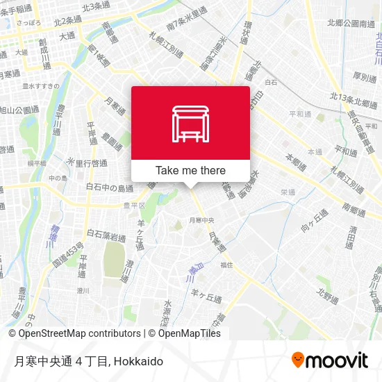 月寒中央通４丁目 map
