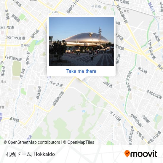 札幌ドーム map